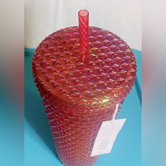 Pink iridescent studded Tumbler 26 oz NWT - Picture 4 of 5